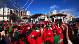 Large crowd bops to music at election rally for Philippine dictator's son running for president