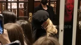 English actress Jodie Comer swarmed by fans