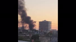 US: Fire Breaks Out Near Lake Merritt In Oakland, CA 2
