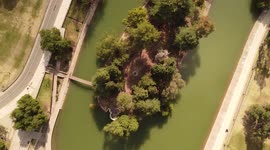 Isla del Parque General San Martin Mendoza Argentina - Drone DJI MINI SE