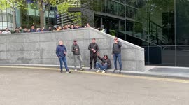 Boris Becker fans chant outside court as tennis star awaits his sentence