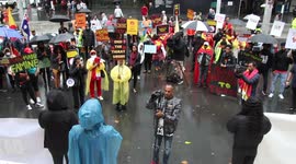 Protest against Tigray genocide at Sydney Town Hall