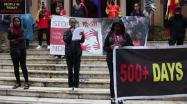 Protest against Tigray genocide at Sydney Town Hall