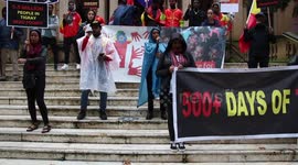 Protest against Tigray genocide at Sydney Town Hall