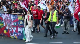May Day protest march, Sydney, Australia