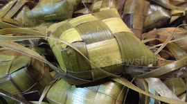 Demand for Indonesian rice cake soars during Eid al-Fitr celebrations