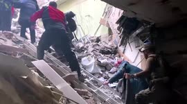 Video shows evacuations underway in Mariupol