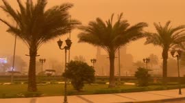 Iraq: Travel Disrupted, Dust Storm Hits Baghdad And Surrounding Areas Turning Sky Orange