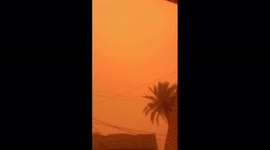 Iraq: Travel Disrupted, Dust Storm Hits Baghdad And Surrounding Areas Turning Sky Orange 3