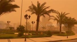 Severe dust storm slams Baghdad and turns skies to apocalyptic-like orange