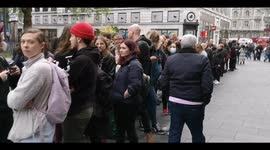 Long queues in London for first screening of new 'Doctor Strange' film