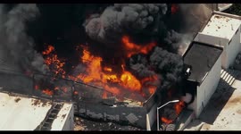 4K drone footage captures explosion at chemical factory in Mexico