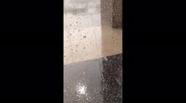 US: Pea-Sized Hail Storm Hits Columbia, South Carolina