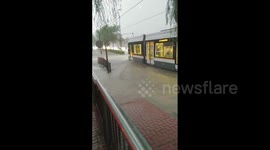 Record-breaking rainfall floods Spanish city of Valencia