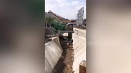 Two killed after bus topples over at safari park in northern China