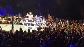 AFTERMATCH OF MAJOR ACCIDENT AT WWE NEWCASTLE BETWEEN BOBBY LASHLEY AND DREW MCINTYRE #WWE #WWENEWCASTLE