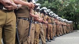 Sri Lankan university students clash with police demanding resignation of president Gotabaya Rajapaksa and government amid worst economic crisis in Sri Lanka
