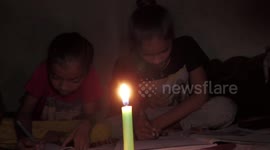 Families forced to live in the dark as intense heatwaves cause blackouts near Delhi