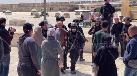 Palestinian protesters clash with Israeli security forces as Jerusalem holy site reopens to Jewish visitors