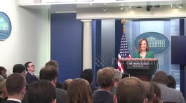 President Biden announces Karine Jean-Pierre has been promoted to be Assistant to the President and White House Press Secretary in Washington, D.C. on May 5, 2022