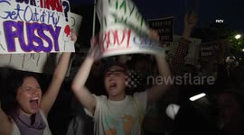 Thousands gather outside US Capitol Building to protest potential Roe v Wade reversal