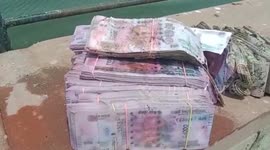 54 Bundles of unclaimed cash found in Ana Sagar Lake of Ajmer in India
