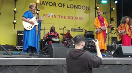 Londoners celebrate Eid on Trafalgar Square