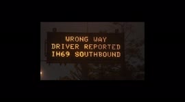 TXDOT Freeway Signs Alerted Houston Drivers to a Wrong Way Driver early Sunday Morning (May 8, 2022)