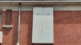 Pareidolia in Paris suburb, Ivry, rue Louis Bertrand, France. 8 may 2022
