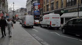 His Royal Highnesses Car Was Spotted Stuck In Traffic In Shaftsbury Avenue.