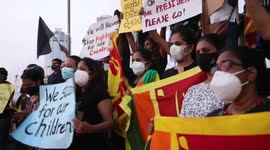 Large Colombo protest as Sri Lanka leader declares emergency