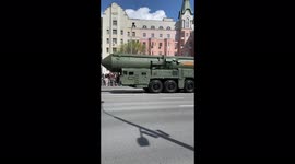 Russia Victory Day: Column of military equipment is paraded through Moscow