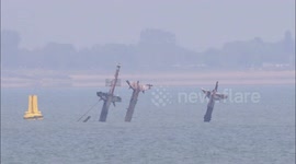 Masts to be removed in June from Thames shipwreck off Kent, UK
