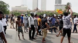 Five killed amid violent protests that drove Sri Lankan prime minister to resign