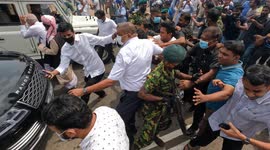 Sri Lankan opposition leader attacked during deadly protests in Colombo
