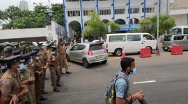 Curfew imposed after pro-government protesters clash with anti-government protesters in Sri Lanka