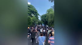 Students protest as former dictator's son poised to win Philippine presidency