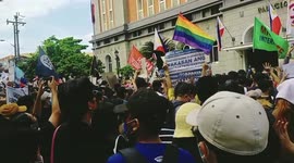 Philippines: Groups Gather Outside Commission On Elections To Protest Alleged Marred Elections