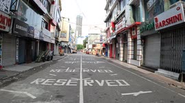 Sri Lankan shops closed due to state of emergency