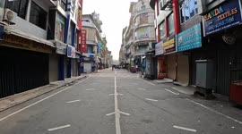 Sri Lankan shops closed due to state of emergency