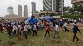 Curfew imposed in Sri Lanka after political clashes in capital and resignation of PM