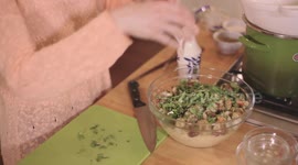 Quick and healthy orzo salad with grilled shrimp