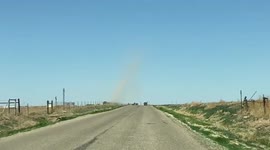 US: Dust Devil Spotted In Northern Texas Amid Dry And Windy Weather
