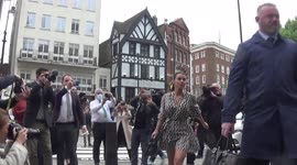 Rebekah Vardy and Coleen Rooney arrive at court for 2nd day of libel trial