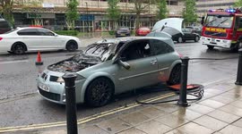 Major Incident - Car Fire - Commercial Road, Southampton