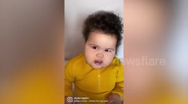 Meet the 'chunky' 18-month-old who wears clothes for 4-YEAR-OLDS