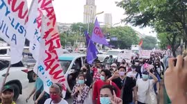 Philippines elections protests erupt as dictator's son sweeps into presidency