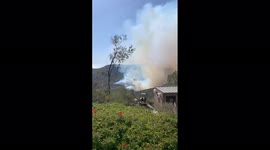 US: Brush Fire Erupts In Laguna Beach, California Sending Thick Smoke Into Sky 4