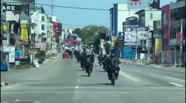 Military vehicles patrol streets of Sri Lankan capital amid ongoing turmoil