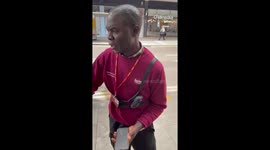 Member of public confronts enforcement officer. The officer calls the police and he gets in trouble